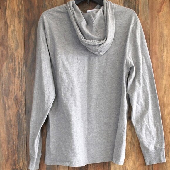 Champion Athletic Wear Gray Hoodie Shirt Size L - Picture 2 of 3